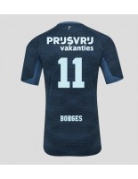 Feyenoord Goncalo Borges #11 Vieraspaita 2025-26 Lyhythihainen